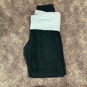 Victoria’s Secret Black Fold Over Leggings